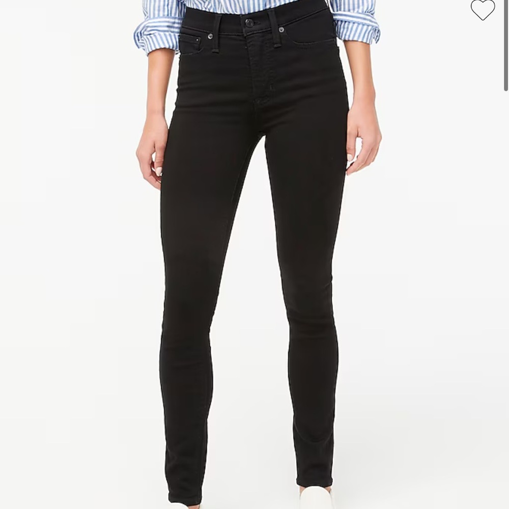 J. Crew‎ Mercantile Womens 10" High Rise Classic Black Skinny Jean 27